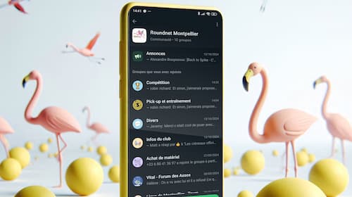 Le groupe WhatsApp